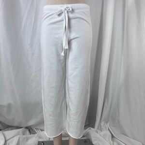 Frank & Eileen ‘Catherine’ White Cropped Sweatpants